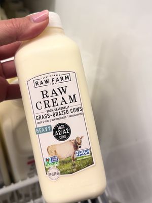 Tis the season… well, sort of. All of the seasons call for RAW CREAM! ❤️ 