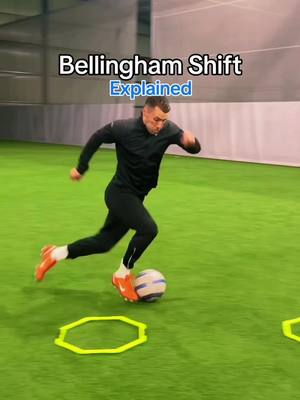 One of the MOST used skills in modern football 🔑 This can bail you out of almost any situation in the game. The key is getting close enough to the defender to get them to step. Once they lunge for the ball you shift it around them and touch with the opposite leg into space. Bellingham along with many other top players use this move a lot to help them create space. Video credit: @laliga  #Soccer #football #soccerskills #soccertraining #details 