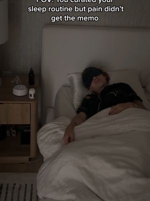 You’ve got the silk pillowcase. The white noise. The perfect bedtime. But pain? Yeah… that doesn’t care. Advil PM gets you up to 8 hours of sleep. 😴