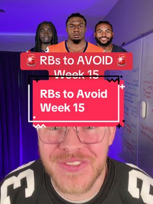 RBs to AVOID for Week 15 of fantasy football #fantasyfootball #fantasyfootballtips #fantasyfootballadvice 