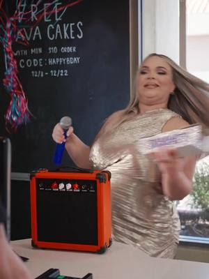 My biggest performance of the year. Happy birthday @Domino’s #ad 