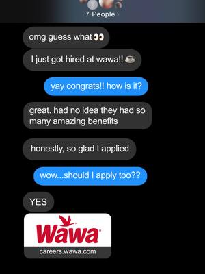 the chat when your friend gets the job 👏 link in bio to apply