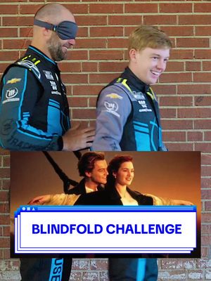 Blindfolded Shane and Connor 🫣 #nascar #blindfold #svg #connorzilisch #trackhouse 