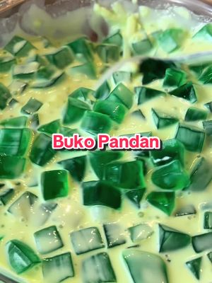 Buko Pandan 💚 #filipinofood 