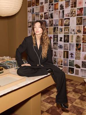 Brought our studio world to Art Basel with @airbnb — the visuals, the sound, the scent. Guests stepped into our process, shaping vibe trays that captured their creative pulse. XK #kellywearstler #designprocess #artbasel 