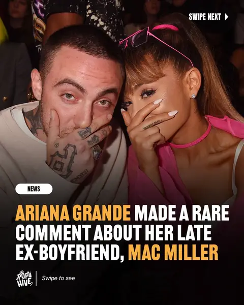 During a recent talk at Chapman University, Ariana Grande shared that she wasn’t sure which direction to take her debut album ‘Yours Truly’ until Mac Miller encouraged her to lean into R&B-pop and trust her instincts. The first single from that collaboration, The Way, became a No. 9 hit on the Billboard Hot 100, giving both Ariana and Mac their first top-ten song. “That’s also why I was so eager to have him on it,” Grande said. “Not just because he was perfect for the song, but because I felt like I had him to thank for finding my sound.”  The pair dated from 2016–2018 and also collaborated on his 2016 single “My Favorite Part” and the remix of her song “Into You”.