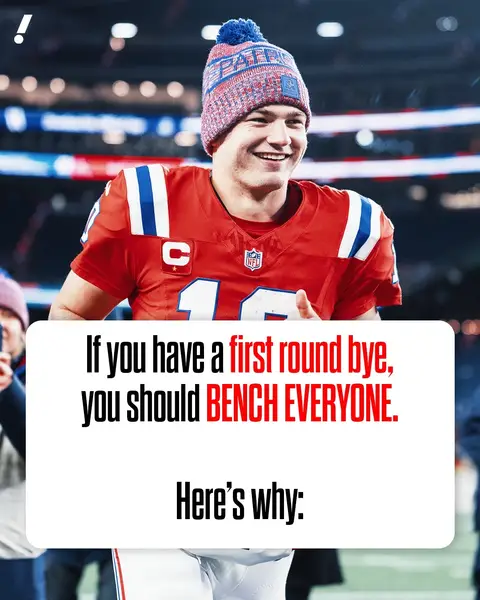 pro tip for everyone who has a first round bye this week 🚨 #fantasyfootball #nfl 
