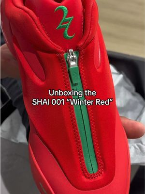The season just got colder. 🥶  The SHAI 001 “Winter Red” drops tomorrow 12/11 in-store and online at Foot Locker.