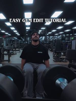 How to record a gym video #gymbro #GymTok #gym #cinematic #edit 