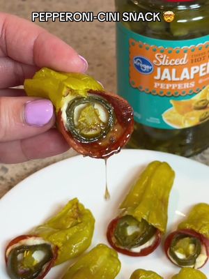 This 4-ingredient pepperoncini snack hits every time 🔥 #kroger #snackideas #EasyRecipes #foodtiktok #quickrecipes @makena 