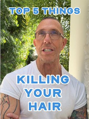 My top 5 things KILLING your hair 💇‍♀️ #hair #hairtips #hairtoks #chrismcmillan