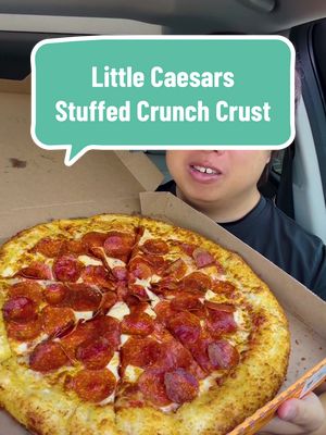 Trying Little Caesars New Stuffed Crunch Crust and More for a Food Review! How does it taste? #littlecaesars #foodcritic #fastfood #foodreview #mukbang 