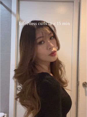 My go to hairstyle for layers + bangs #haircurlertutorial #hairstyletutorial #hairinspo #wispybangs #layeredhaircut 