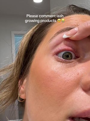 SOS COMMENT LASH GROWING PRODUCTS NOW 😭😂
