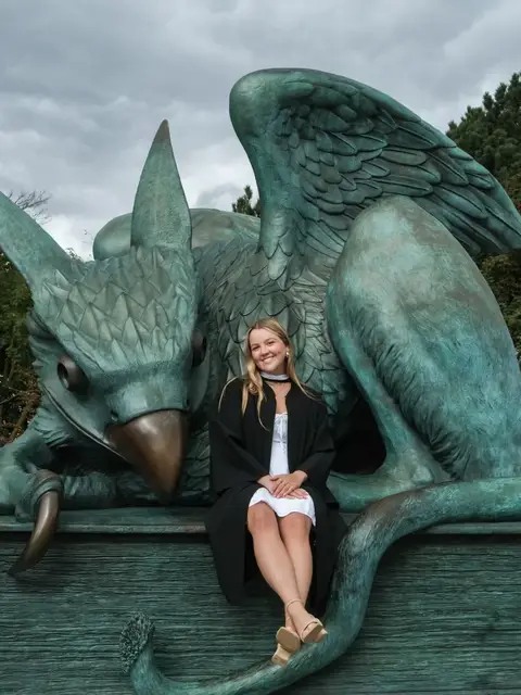One minute you’re playing dress up and the next you’re completing your undergraduate degree.✨❤️🖤💛 #UofG #Graduation #UniversityLife #StudentLife #SlippingThroughMyFingers | @emma mintz ౨ৎ