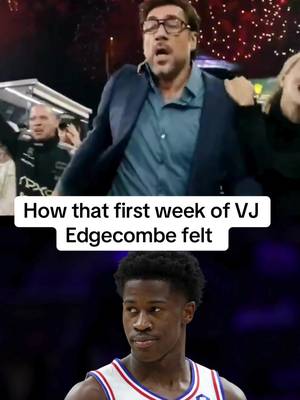 Where has bro been???😭 #sixers #philadelphia #vjedgecombe