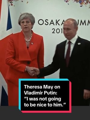 “I was not going to be nice to him.” Theresa May looks back on her first meeting with Vladimir Putin after a 2018 poisoning in the UK using the Novichok nerve agent. Watch Leaders with Francine Lacqua by tapping the link in bio.