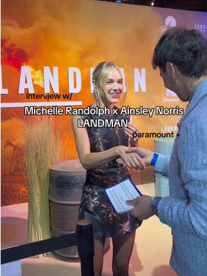 Yesterday I had the opportunity to interview the amazing Michelle Randolph w/ @Paramount+ Canada during the red carpet.  It’s always incredible to get to know the actors behind the scenes, the real person when they’re not acting. Michelle is genuine, charismatic, and has such a beautiful energy (and yes… her eyes are stunning. My outfit was literally matching them haha). Thank you!!! @Landman @Paramount+ 💙💙💙 #landman #fy #michellerandolph #explore 