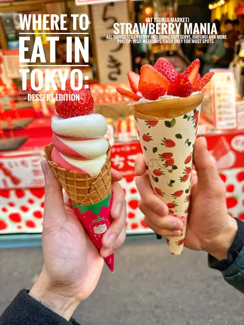 Spots to eat in Tokyo: Dessert Edition #tokyo #japan #japanesefood 