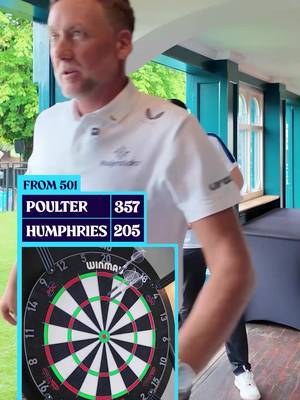 With the start of the PDC World Darts Championships, only right we take it back to this iconic moment where @IanJamesPoulter takes on Luke Humphries at The Majesticks Arms ⛳️🎯