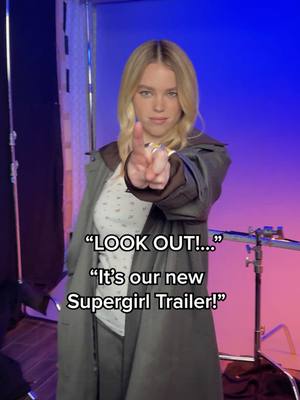 Must be a greeting she picked up on another planet. 😌 Watch the full trailer for #Supergirl now.