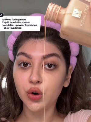 Do you know what type of foundation works best for you? We have liquid foundations. We have stick foundations and we have cream foundations and powder. But what is good for mature skin? What is good for dry skin what is good for acne skin in this beginner friendly makeup tutorial I will teach you.  The liquid foundation @Estée Lauder double wear The cream foundation I used @Patrick Ta Beauty  Major Skin Crème Foundation The stick foundation is @Diorbeauty forever skin perfect stick foundation  And the powder foundation is @Kylie Cosmetics natural blur powder foundation  . #howtodomakeup #makeupforbeginners #makeup #foundation #foundationviral 