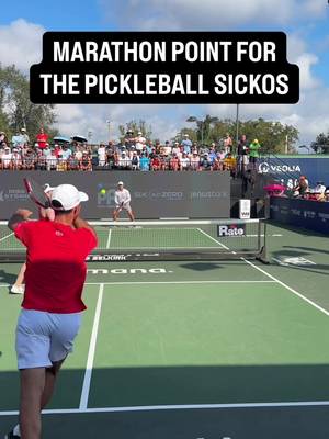 Only the true pickleball fans will respect this incredible point 🔥