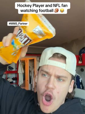 #MMS_partner No gameday is complete without M&M'S®. Whether you’re on the field or off the ice! #hockeyplayers #NFL #Football #Funny @mmscanada  NO PURCHASE NECESSARY. Must be age of majority in your province or territory of residence and a resident of Canada. Visit https://marscontest.ca/age-gate or scan QR code in-store to complete your entry and for full Rules. Contest includes two (2) prize periods. Grand Prize Entry Period: Sept 8, 2025 – Jan 10, 2026. Secondary Prize Entry Period: Sept 8, 2025 – Feb 12, 2026. Entry requires the upload of a receipt of a Qualifying Purchase or submission of a request for a No-Purchase-Entry Personal Identification Number. Total of up to 500 NFLshop.ca gift cards (“Instant Win Secondary Prizes”) (ARV $100 each) while supplies last, and 1 trip to attend Super Bowl LX (“Grand Prize”) (ARV $21,000 each) to be awarded. Odds of winning Grand Prize depend on the number of eligible entries received. Odds of winning Instant Win Secondary Prizes depend on time of entry in relation to randomly-selected instant win times; number of Instant Win Secondary Prizes available to be won will diminish as prizes are won/claimed. Skill-testing question required. 