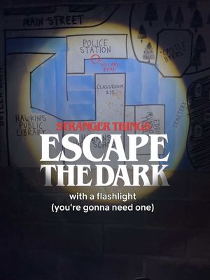 code red 🚨 we need your help to save Hawkins!! Stranger Things: Escape the Dark is now open. are you brave enough to enter??