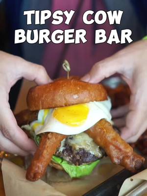 This place does not skimp on their burgers! I’ve been eating at Tipsy Cow Burger Bar for almost a decade and I keep coming back for their creative and loaded burgers. Each burger comes with a custom 7oz. Wagyu Patty and there are so many burger combinations to choose from. I feel like I’ve only done half the menu because they’re so many. The Brewmaster and The Rockstar are what we got on our most recent visit and they were both so good. I’ve never had their chicken sandwich, the Mother Clucker, before and it didn’t disappoint either. We also had to get some Onion Rings and Curd Your Enthusiasm cheddar cheese curds too. With a full bar featuring local breweries and wineries, this spot is just as much for adults as they are for kids.  Of course, we had to get a Northwest Berry shake too. With locations in Redmond, Woodinville and Issaquah, you need to check out one of their locations if you’re a burger fanatic. I’ve been to Tipsy Cow Burger Bar multiple times and I’ll be back more times in the future. #burger #burgerlover #wagyu #restaurant #Foodie 