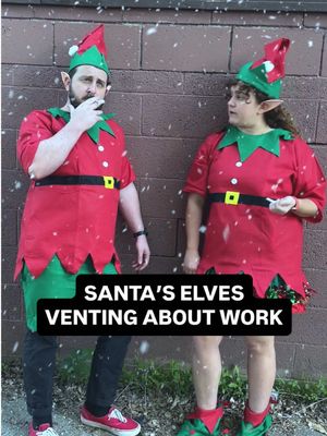 big man always keeping an elf down smh @Max Castillo #barelyadult #santasworkshop #elf
