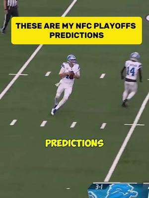 THESE ARE MY NFC PLAYOFFS PREDICTIONS #nfl #football #nflfootball #tiktokcampaign #greenbaypackers 