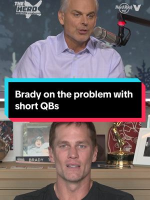 Tom Brady explains the problem with short QBs #NFL #sports #football 