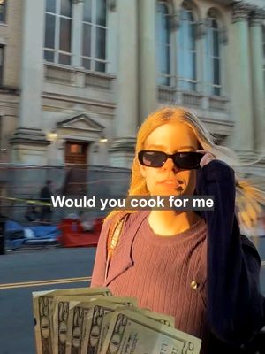 Paying strangers to cook for me #cookingchallenge #cookforme #cooking #newyork 