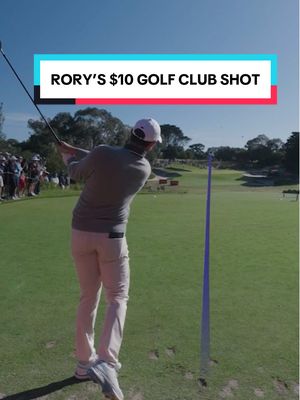 Rory tries a $10 golf club 👀