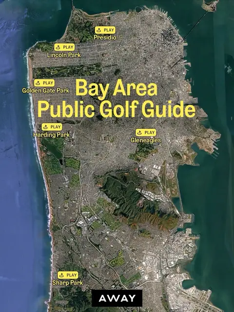 Starting north of Napa and stretching to Santa Cruz, the Bay Area offers a diverse lineup of accessible courses perfect for your next golf adventure. Check out our full Bay Area guide presented by @Away Travel in video form on YouTube and in written form on our website! #golf #golftiktok #golftok 