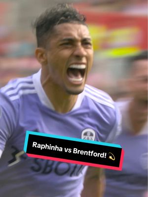 🤩 Raphinha putting us in front at Brentford back in 2022! #LeedsUnited #Raphinha #PremierLeague 