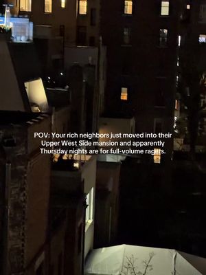 This neighborhood is so quiet, and they were so loud. 