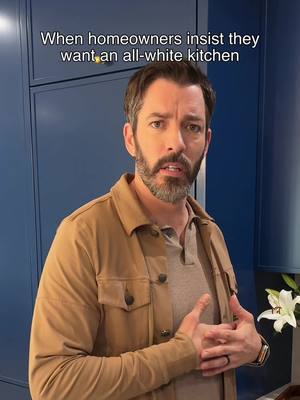 Are you team white kitchen…or do you have style? 😉 #interiordesign #kitchen #propertybrothers 