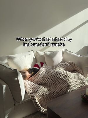 Weighted blanket nap hits every time 😮‍💨 #weightedblanket #hush #naptime 