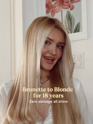 18 years blonde (from brunette!) …no split ends, zero damage, all shine ✨ Here are my 3 secrets: 1️⃣ I trim my ends every 2–3 months at home . Non-negotiable for healthy growth. 2️⃣ Once I reached my perfect blonde, I only dye my roots never the full length again. 3️⃣ My holy-grail repair routine: • FromLabs Protein Capsule Hair Repair Treatment • @fromlabs_global Hair Treatment Booster Powder (intensive keratin care) I mix them, apply to my hair, wrap it in a small plastic bag, and warm it gently with a blow-dryer on low heat for a few minutes. Blondes with bleach, keep it to 3–4 minutes! I leave it on for 5 and it’s perfect. Then rinse, dry… and prepare to be amazed❤️