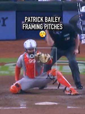 Keep the bat on your shoulders at your own risk when Patrick Bailey is catching 🖼️ #SFGiants #MLB #Baseball