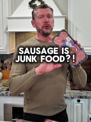 Sausage is junk food?! 🤔🥓 A lot of people have been told that bacon, sausage, bologna, and hot dogs are “junk food.” But real versions are made from meat, salt, and spices. That’s it. What’s the cleanest sausage brand you’ve found? 👇🏼🥩 #Carnivore #Keto #Sausage #ProperHumanDiet