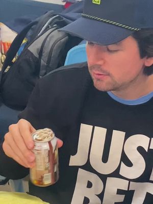 Barely Opening the Soda. @Mug Root Beer 