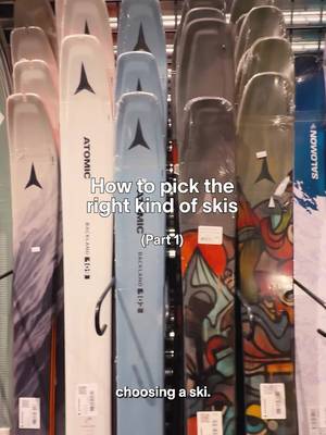 How to pick the right pair of skis 🎿 PART 1 #MECstaffer Pierre spends his days doing one of two things... supporting MEC members in the ski department at our Calgary store, or hitting the slopes in the Rocky Mountains. Now he’s here to give us the intel on picking the right sticks, because let’s be real, the choices are overwhelming. In this video, Pierre covers: 〰️ Ski width (underfoot) 〰️ Ski length 〰️ Ski weight Next up: 〰️ Rocker 〰️ Camber 〰️ Stiffness 〰️ Sidecut