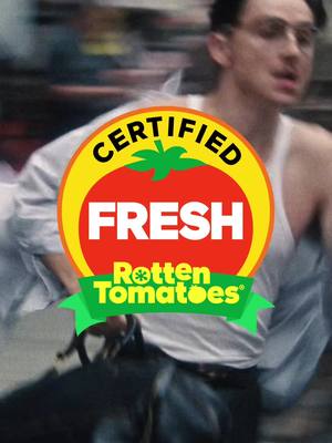 “★★★★★ A TRIUMPH.” MARTY SUPREME, starring Timothée Chalamet is now  @Rotten Tomatoes Certified Fresh 🍅 In theaters Christmas Day.
