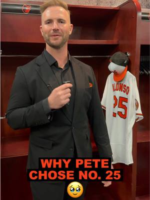 The meaning behind the number ☺️ #pete #petealonso #polarbear #baltimore #orioles #MLB #dad #boydad #fyp