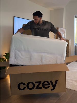 Been making small changes around the apartment, and upgrading the couch felt overdue. #sponsored  I chose the Atmosphere from @Cozey because it has washable covers, the layout I wanted, and simple setup. It just works better for me and my space. #cozypartner #ad