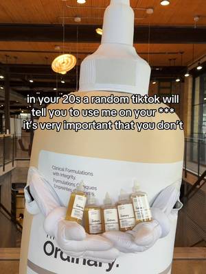 yall ain’t gona listen but i said what i said #theordinary #glycolicacid #inyour20s 