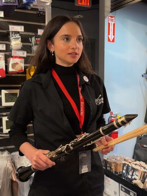 drumsticks or clarinet?